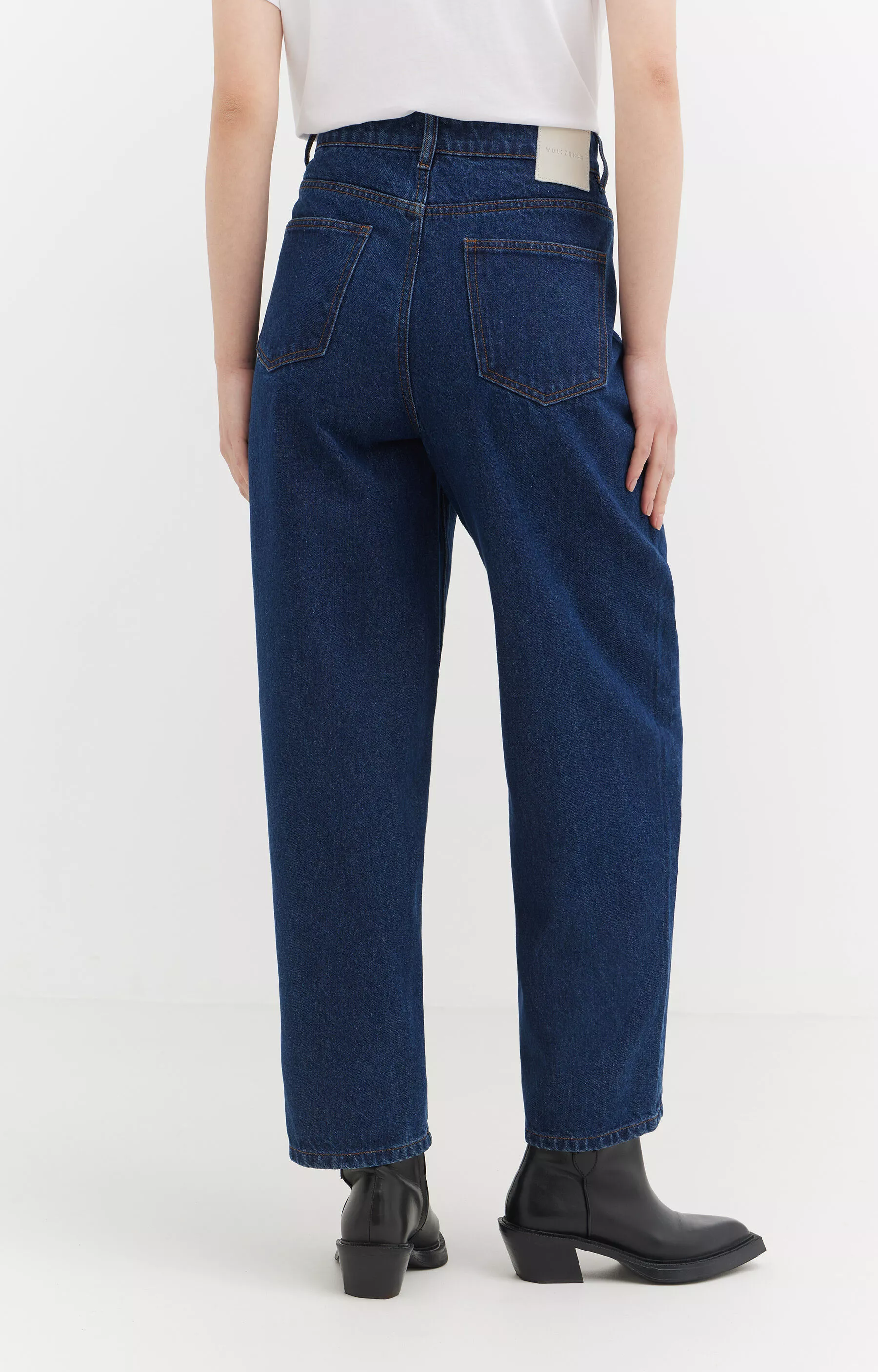 Granatowe jeansy | Wólczanka