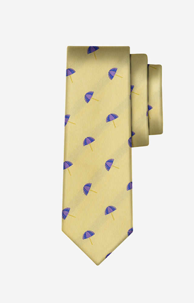 Żółty krawat