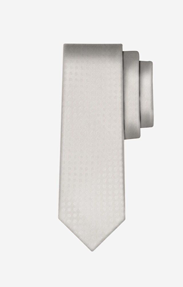 Biały krawat