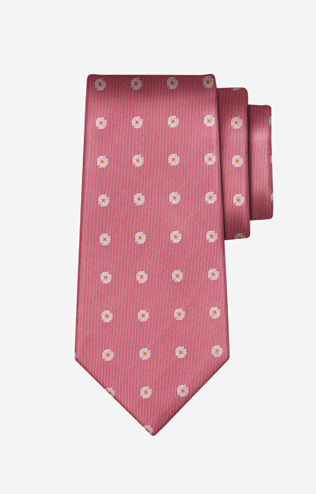 Różowy krawat