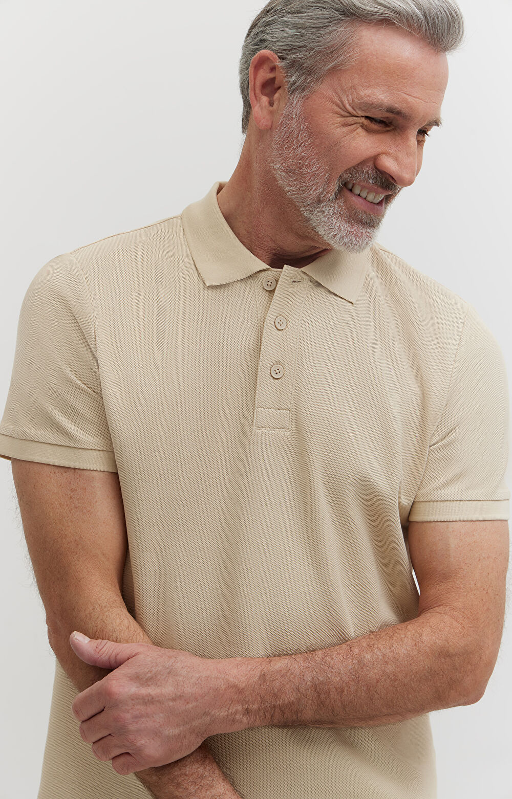 Polo z merceryzowanej bawełny - 5