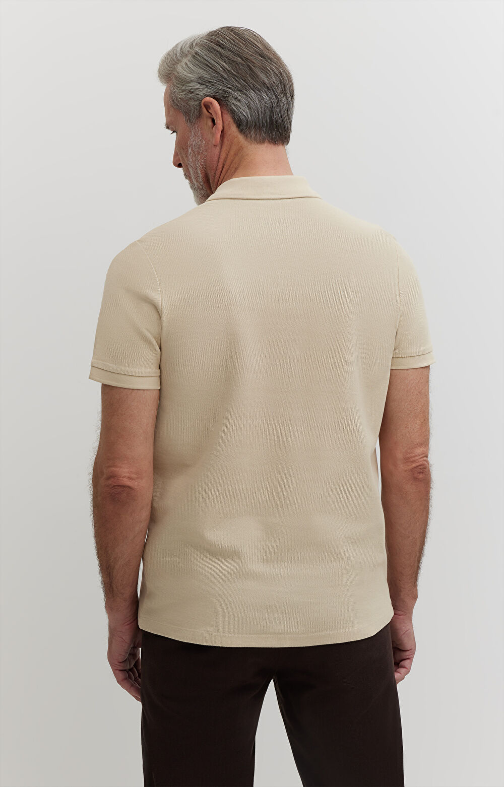 Polo z merceryzowanej bawełny - 3