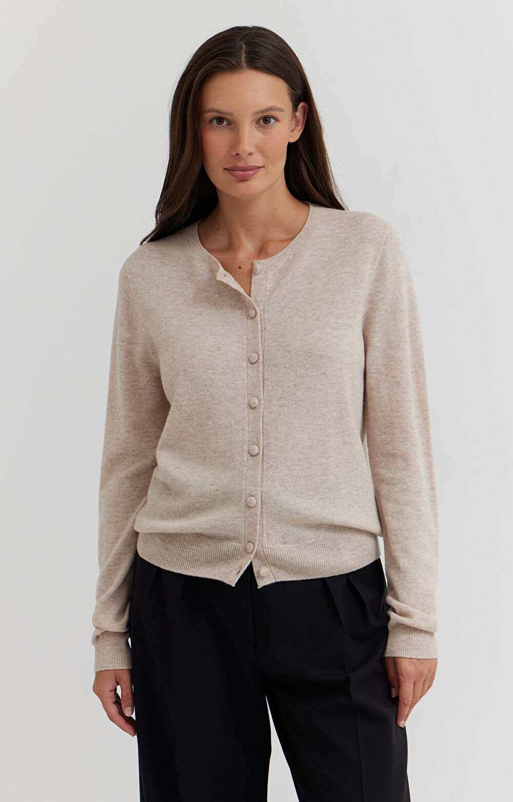 Kardigan z wełny merino - 3