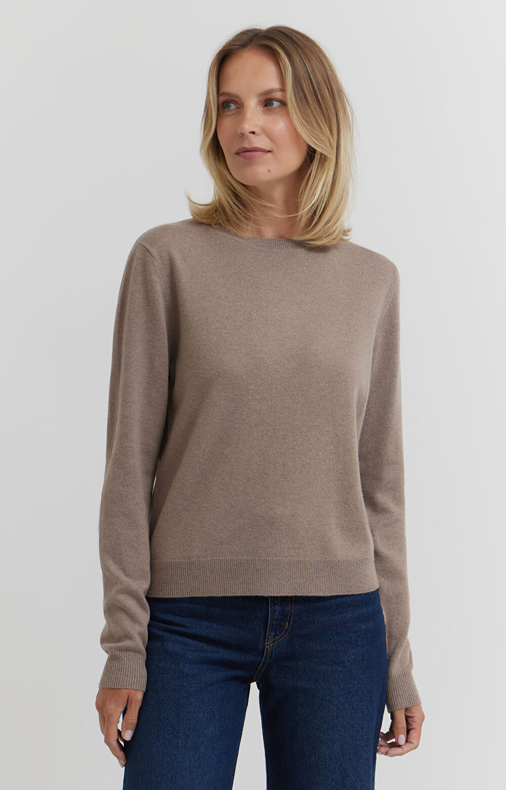Sweter z dodatkiem wełny merino i kaszmiru - 3