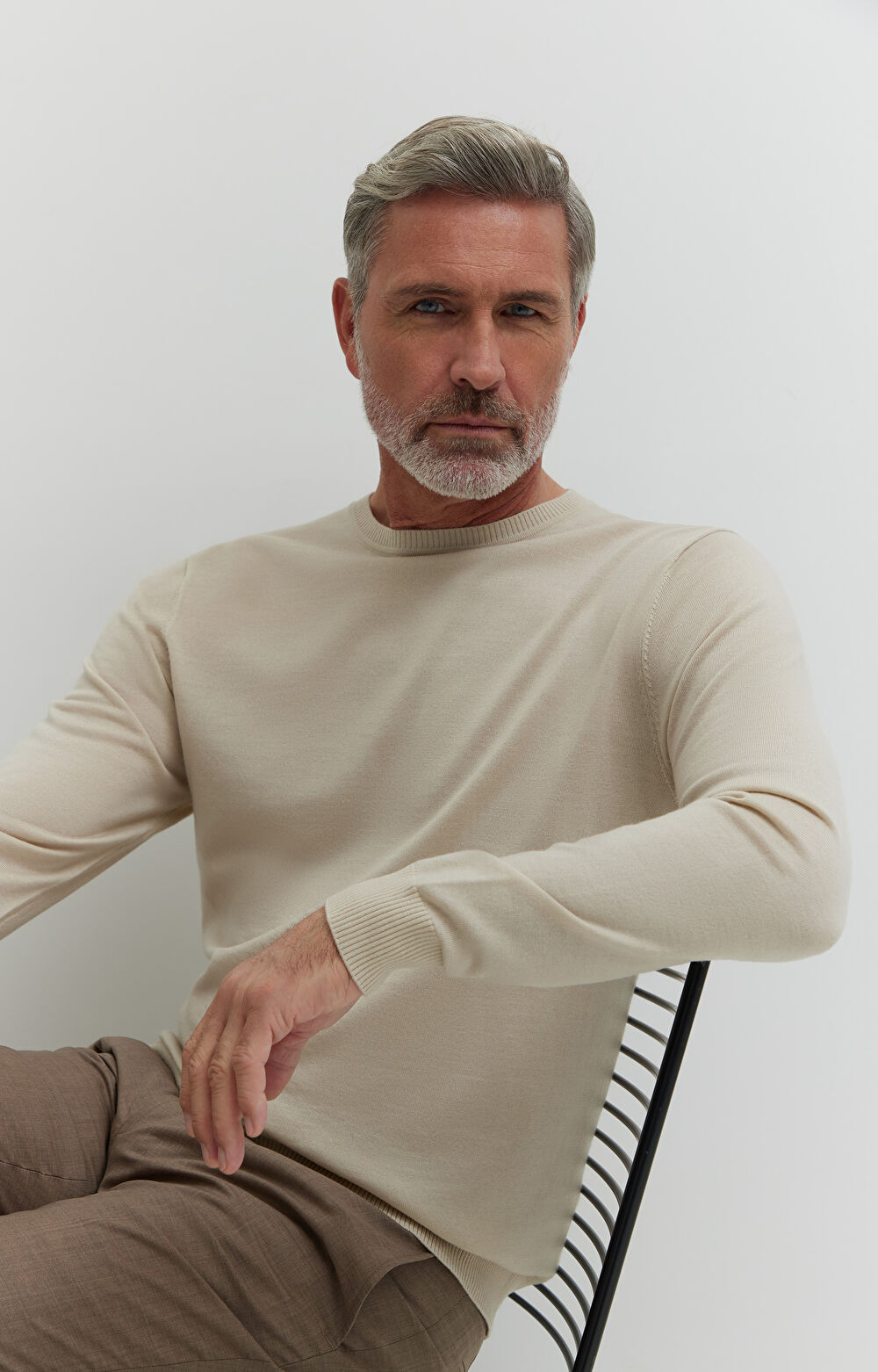 Sweter z wełny merino - 7