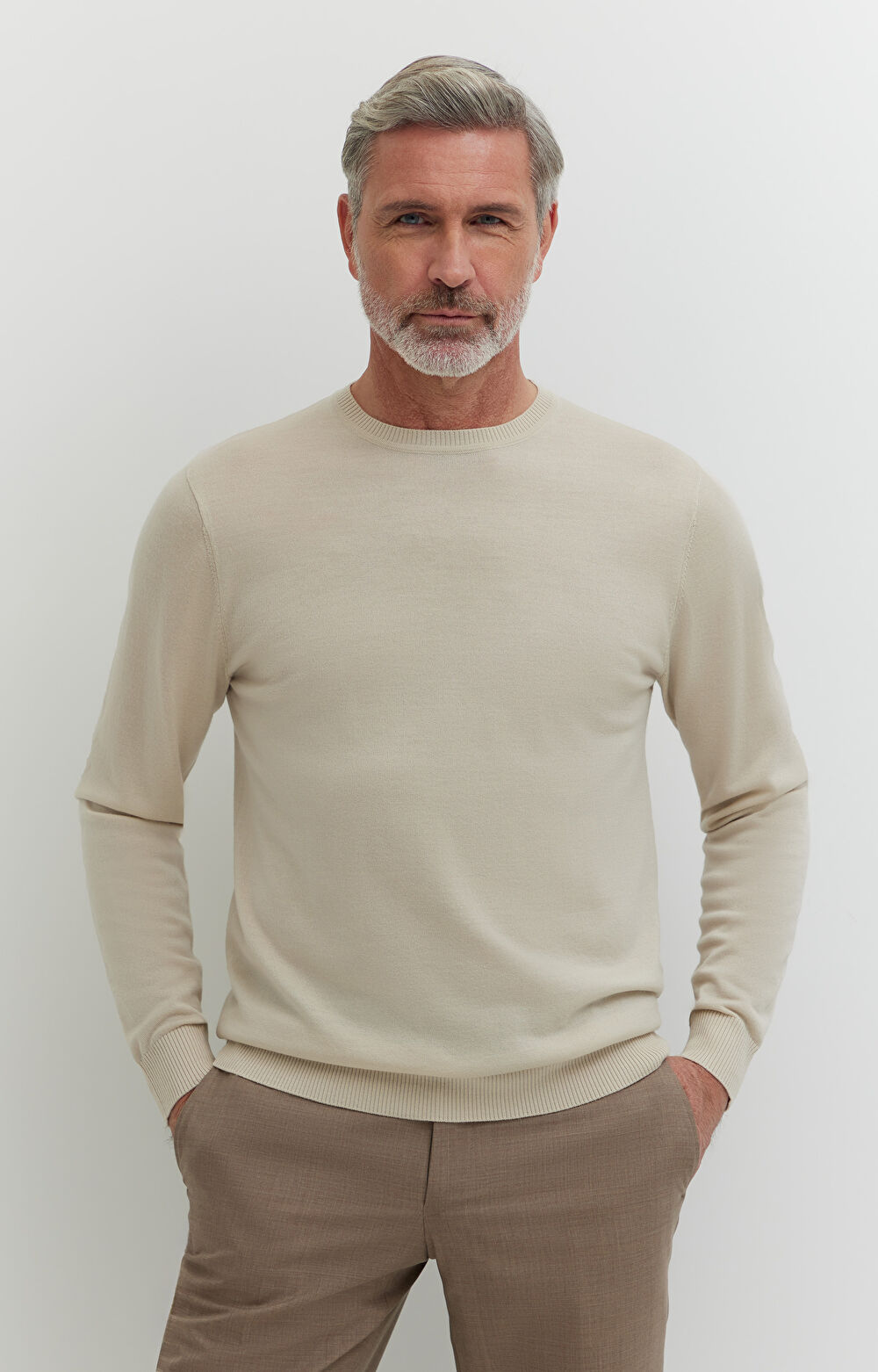 Sweter z wełny merino - 3