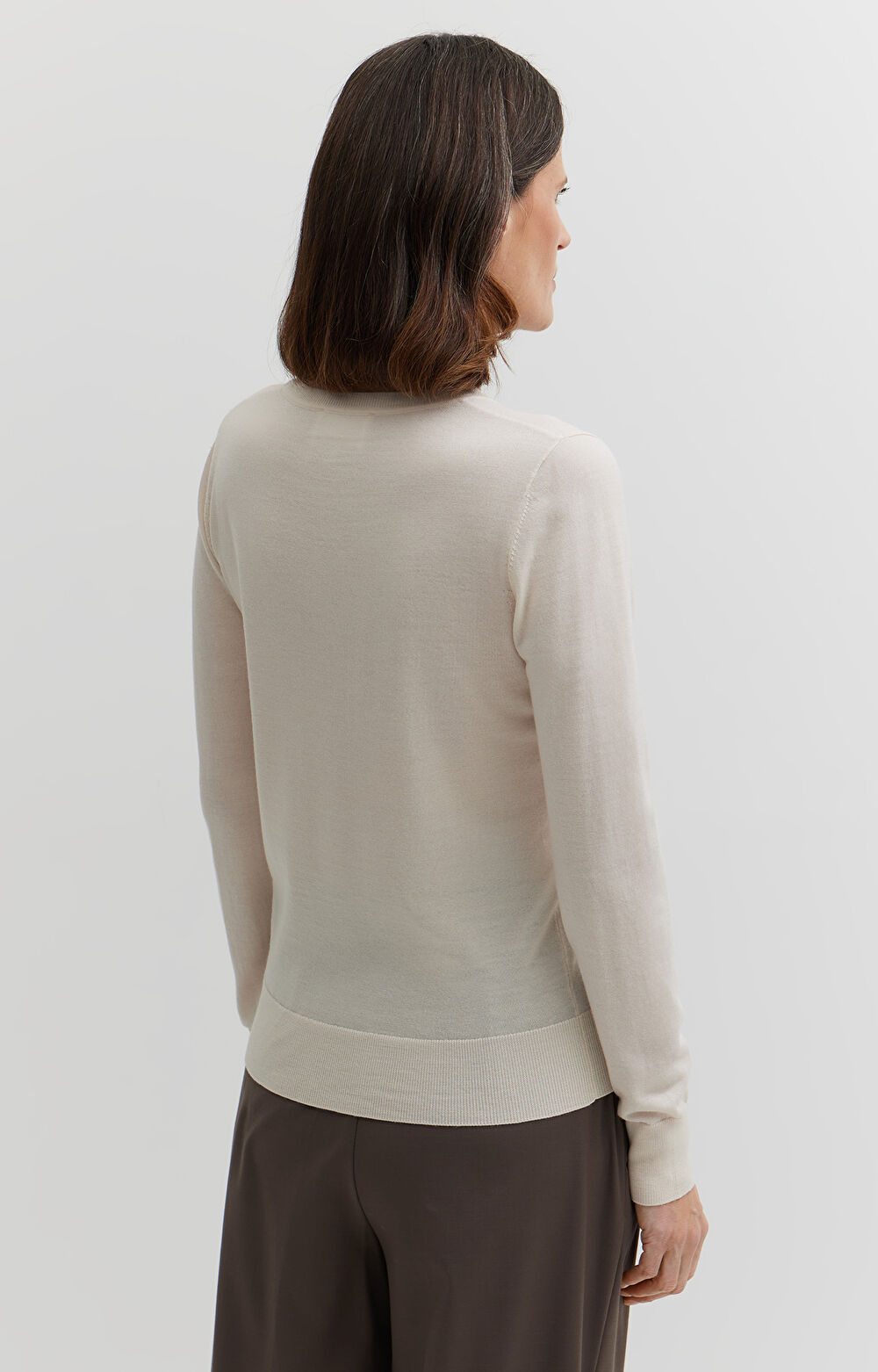 Sweter z wełny merino - 4