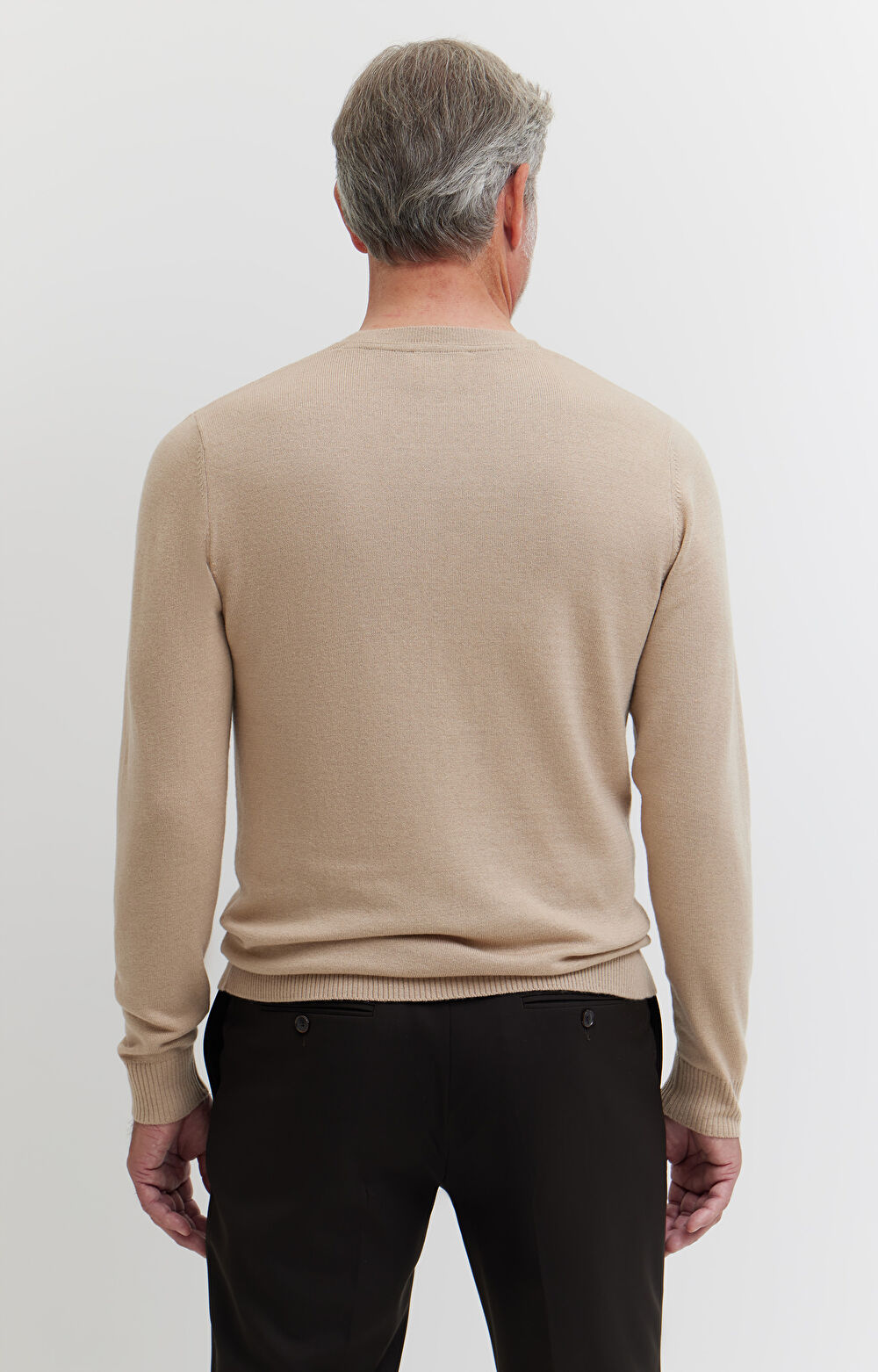 Sweter z dodatkiem wełny merino i kaszmiru - 4