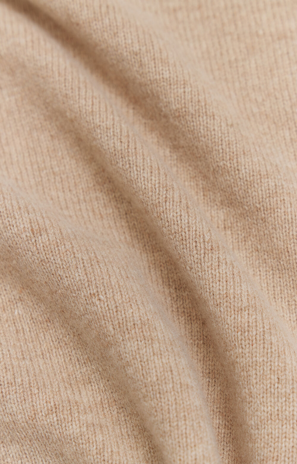 Melanżowy sweter v-neck z wełny - 8