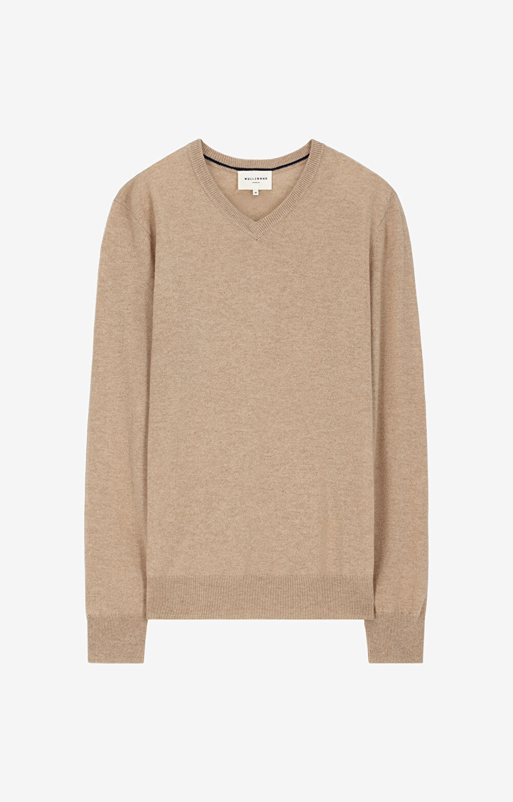 Sweter z melanżowej wełny merino - 2