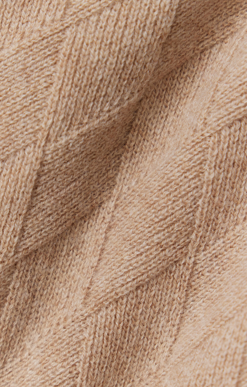 Sweter w romby z wełny merino - 7