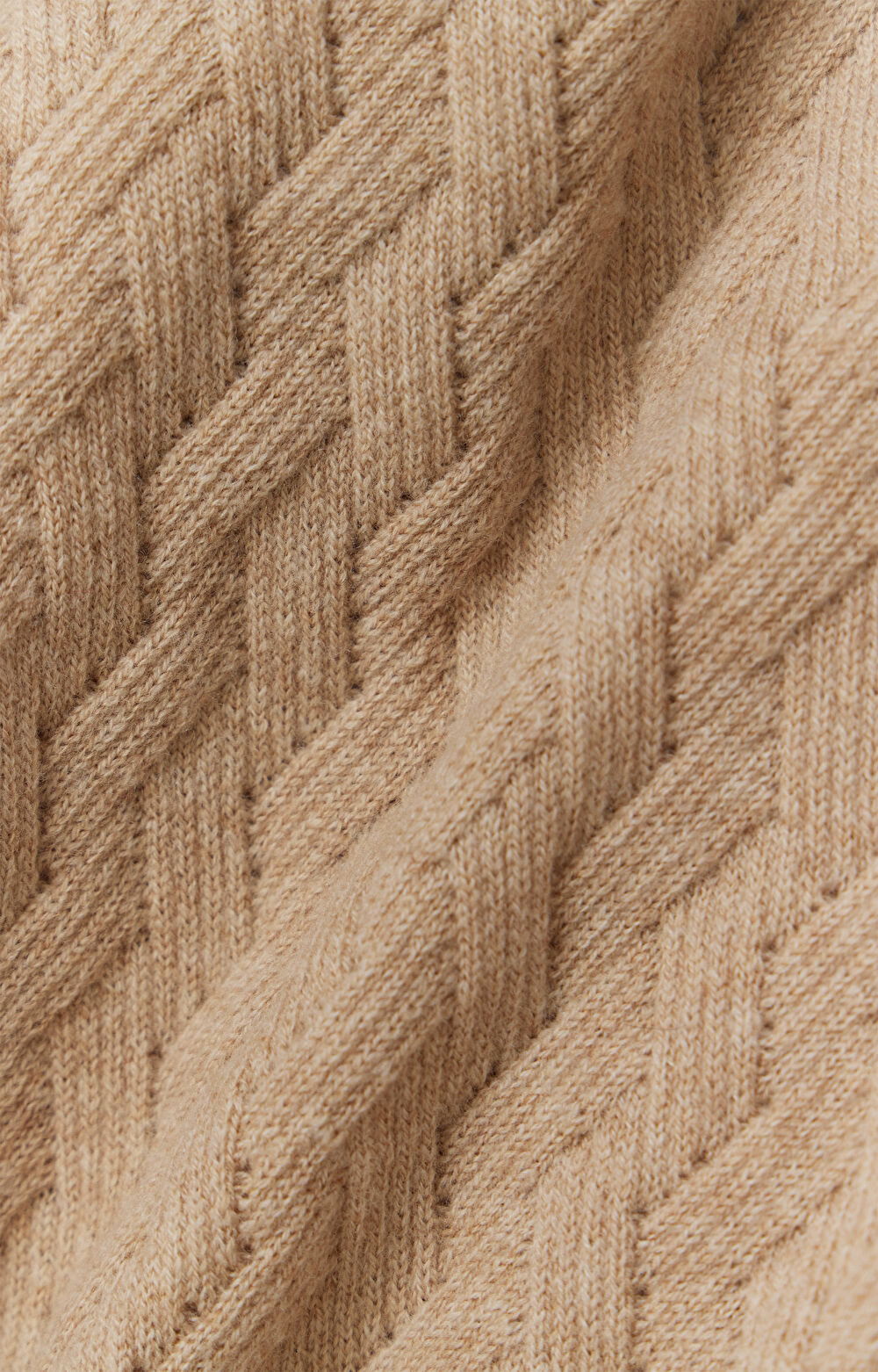 Sweter z wełny merino ze splotem - 7