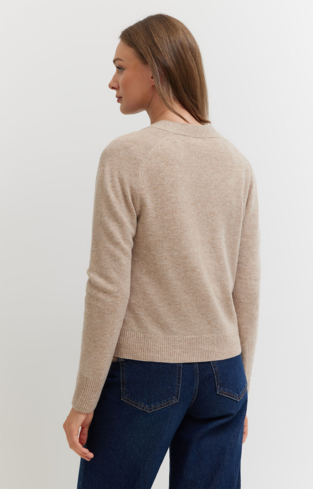 Kardigan z wełny merino - 3