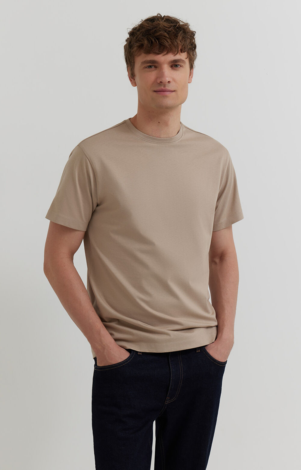T-shirt z bawełny merceryzowanej - 3