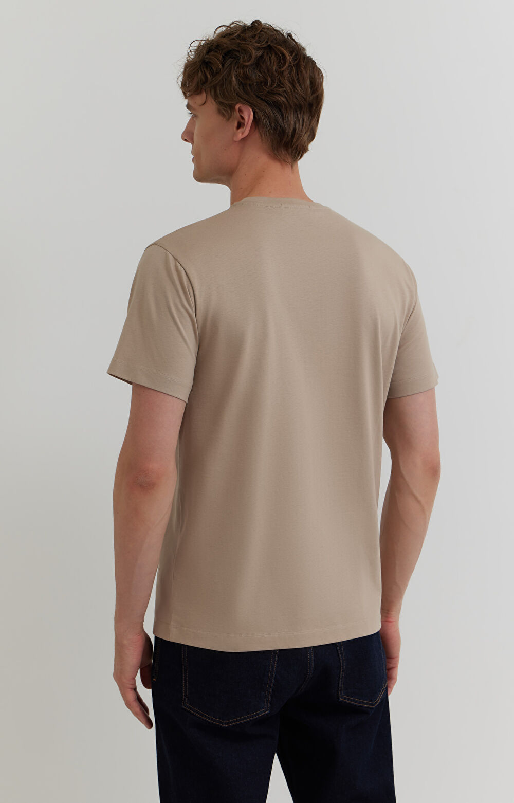 T-shirt z bawełny merceryzowanej - 4