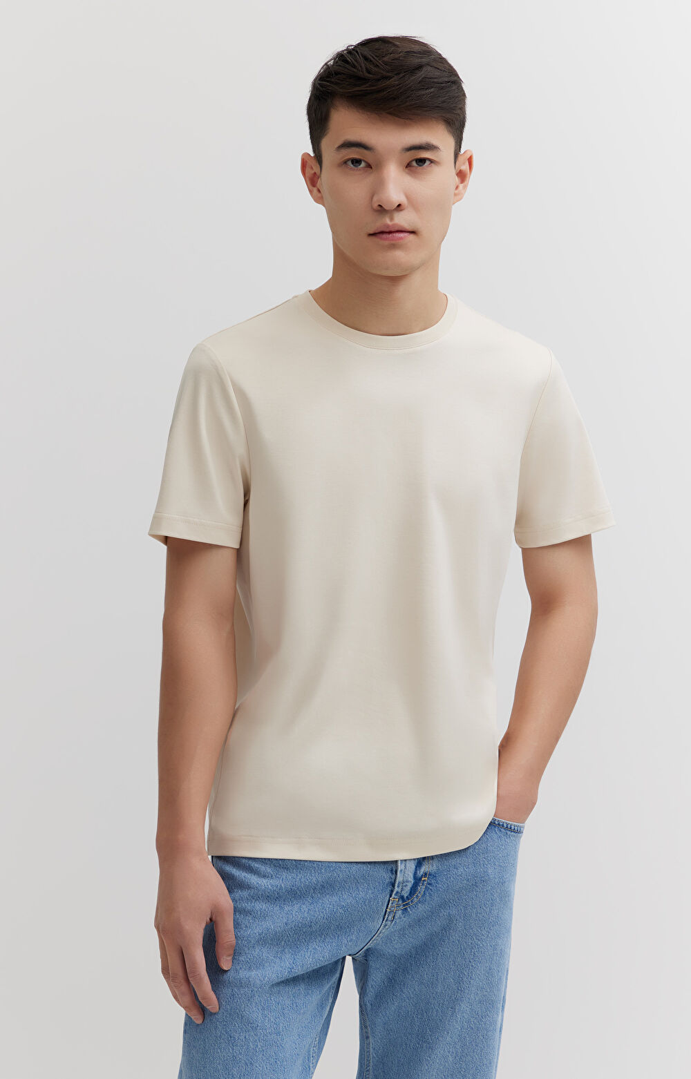 T-shirt z bawełny podwójnie merceryzowanej - 3