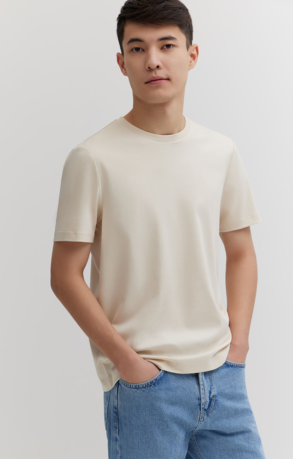 T-shirt z bawełny podwójnie merceryzowanej - 6