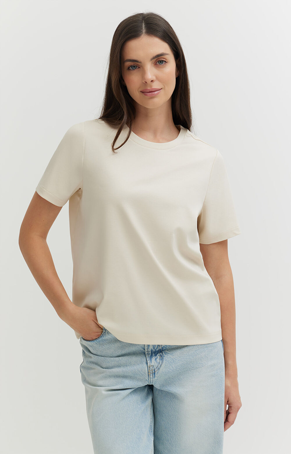 T-shirt z bawełny podwójnie merceryzowanej - 3