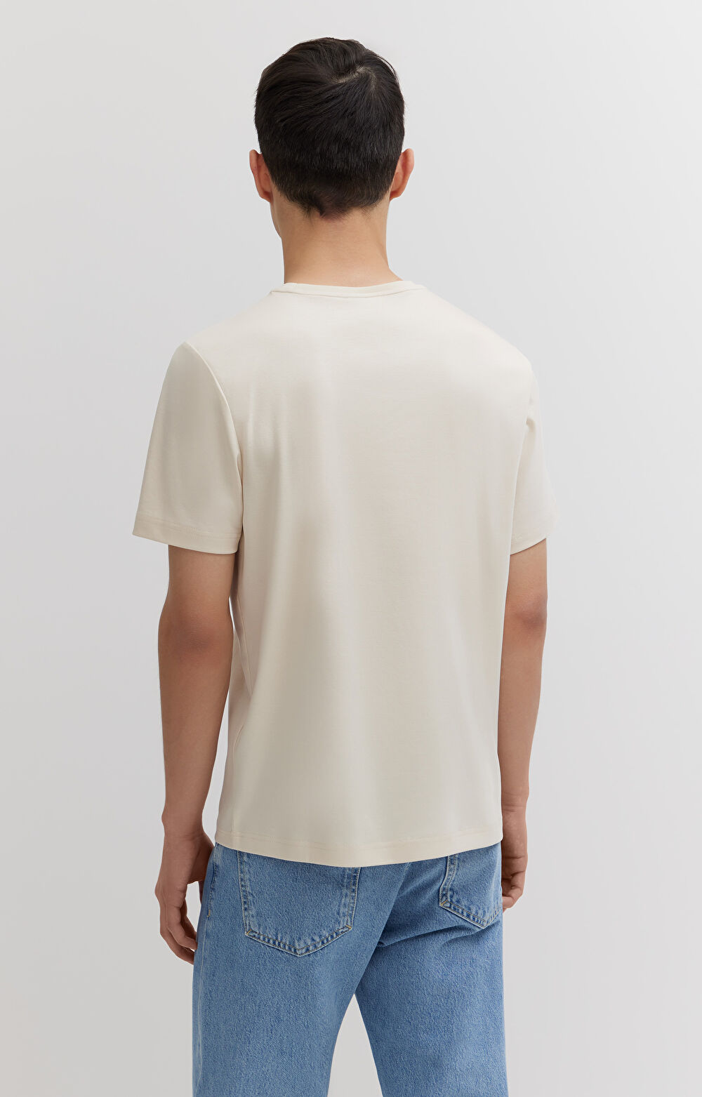 T-shirt z bawełny podwójnie merceryzowanej - 4