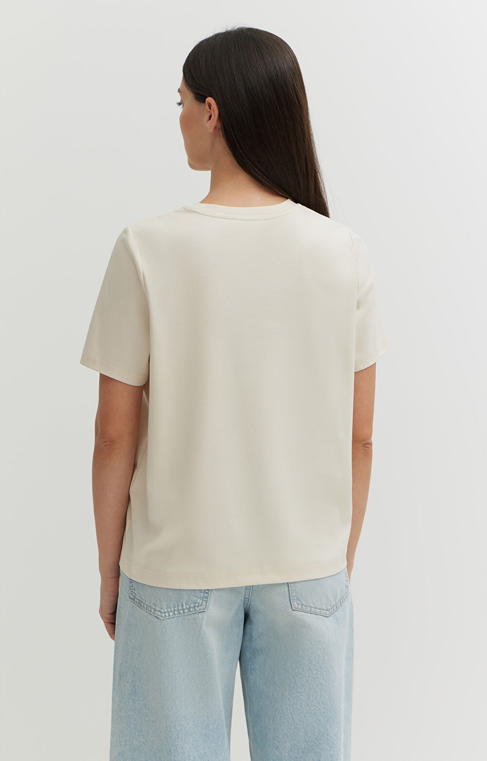 T-shirt z bawełny podwójnie merceryzowanej - 4