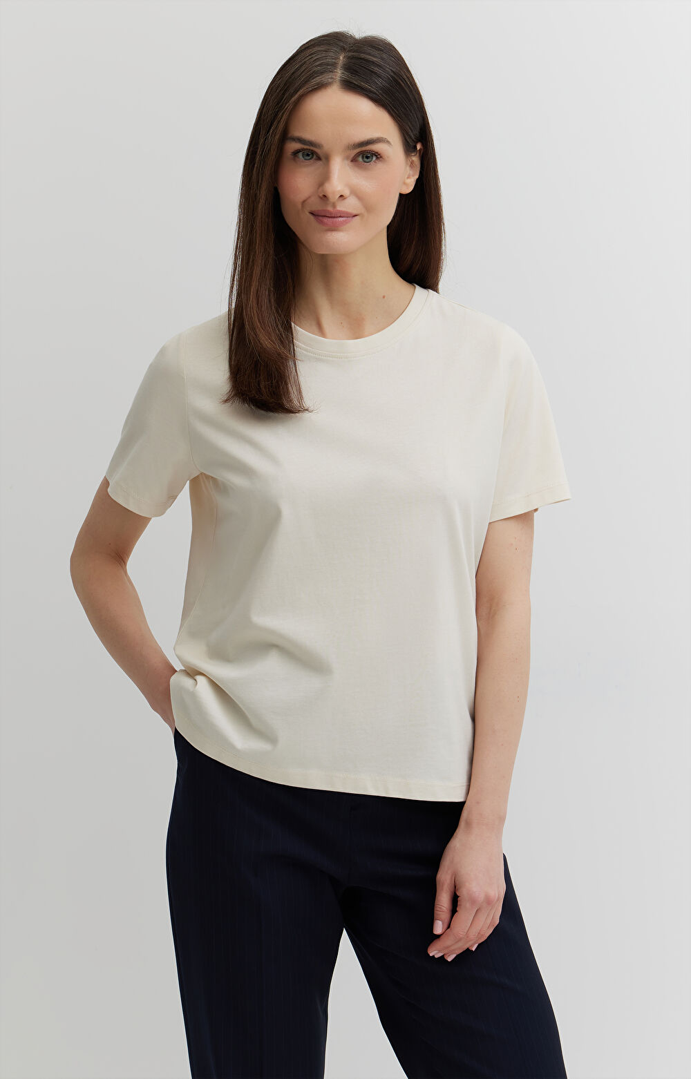 T-shirt regular z bawełny organicznej - 3