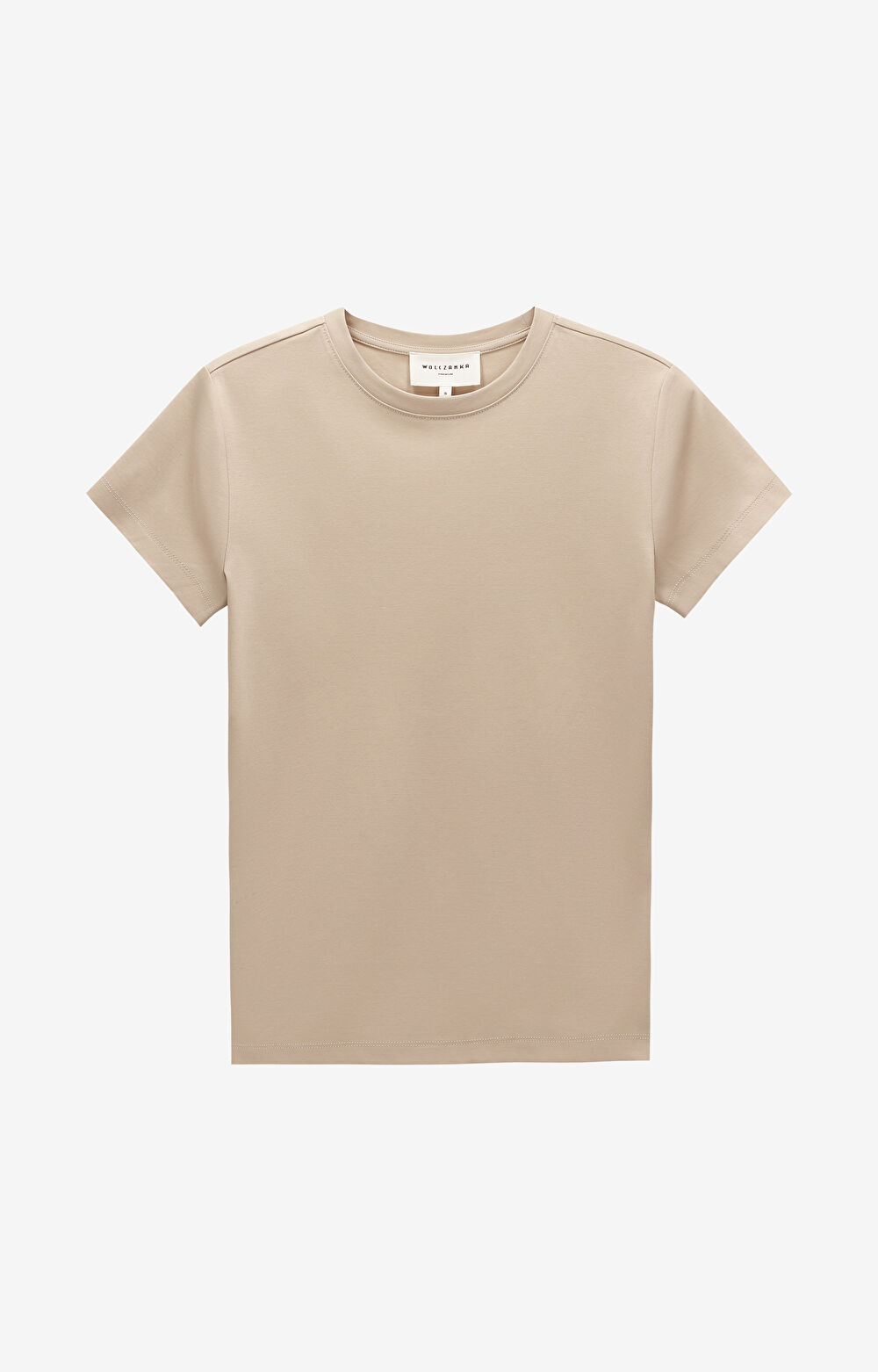 T-shirt slim z bawełny merceryzowanej - 2