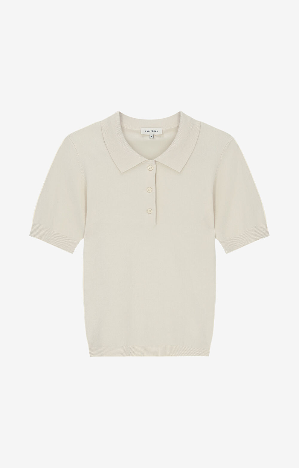 Sweter z kołnierzem polo - 2