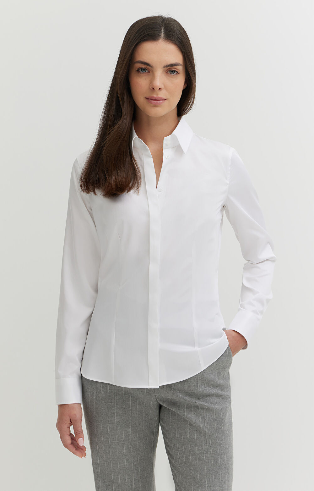 Koszula z satynowej bawełny - 3