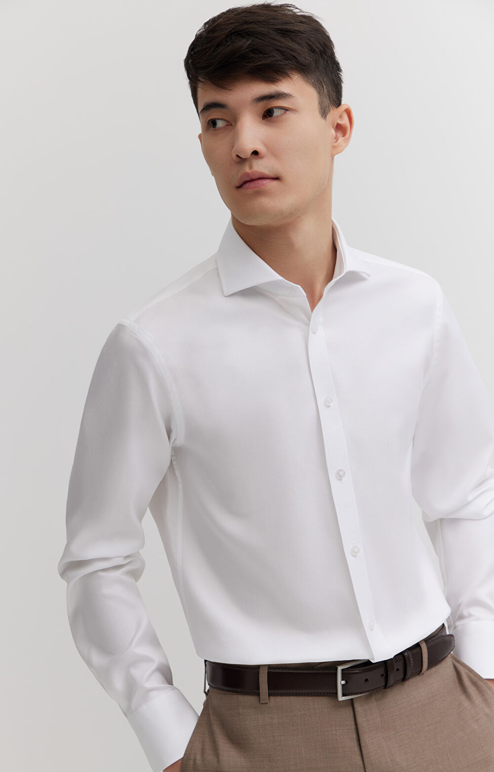 Elegancka koszula ze strukturą - 6