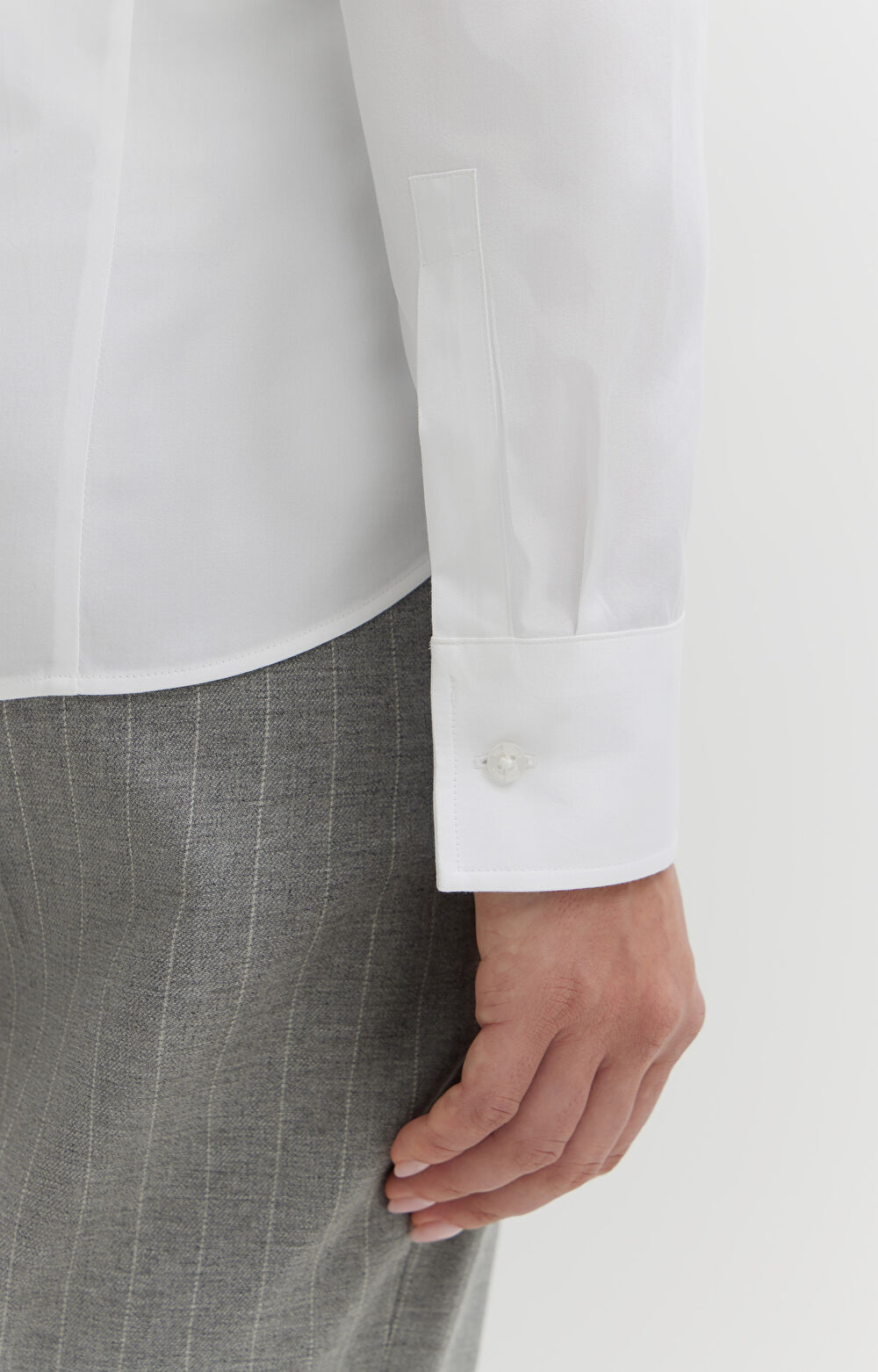 Koszula z satynowej bawełny - 5