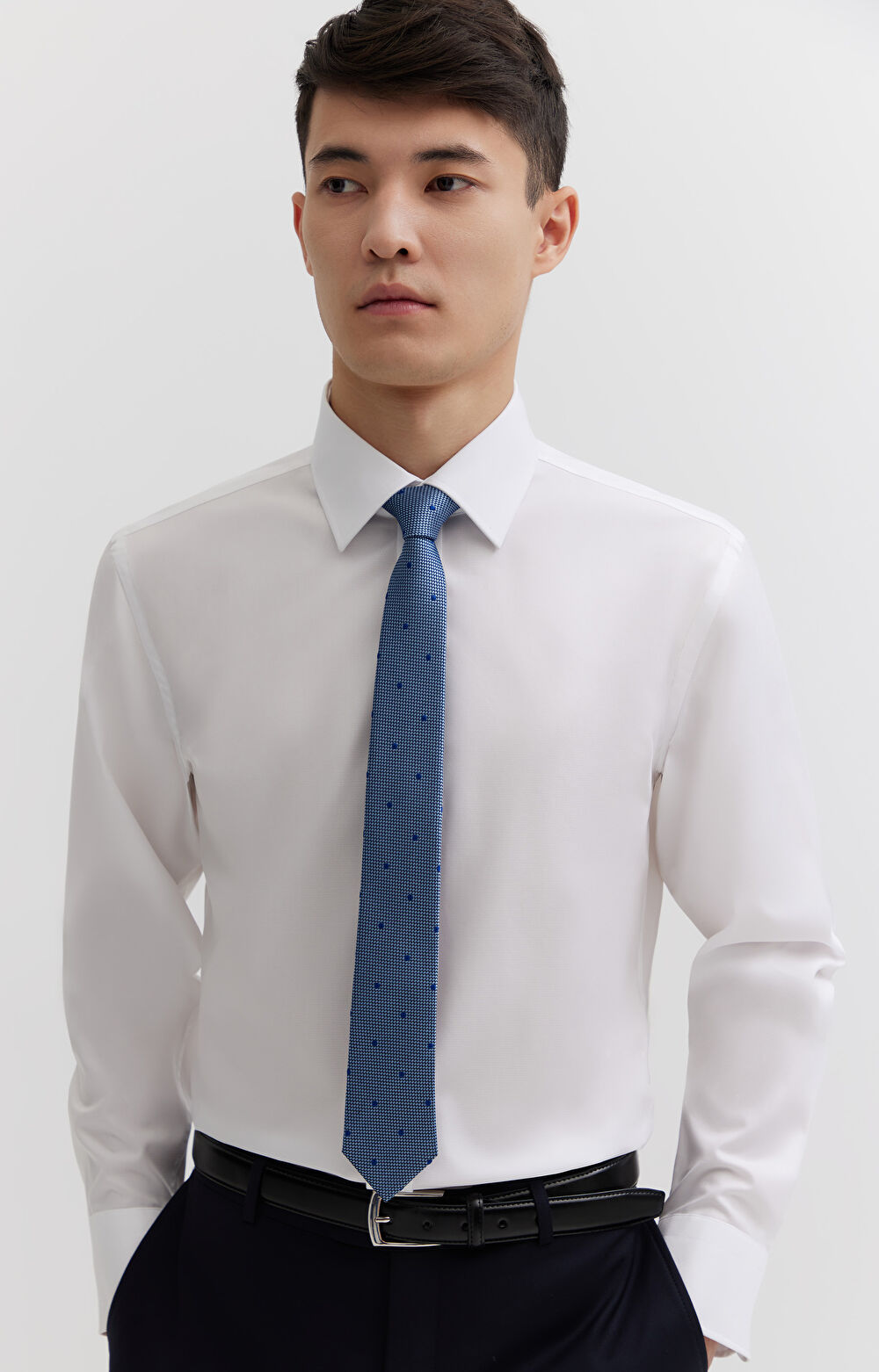 Koszula z w strukturalny wzór - 7