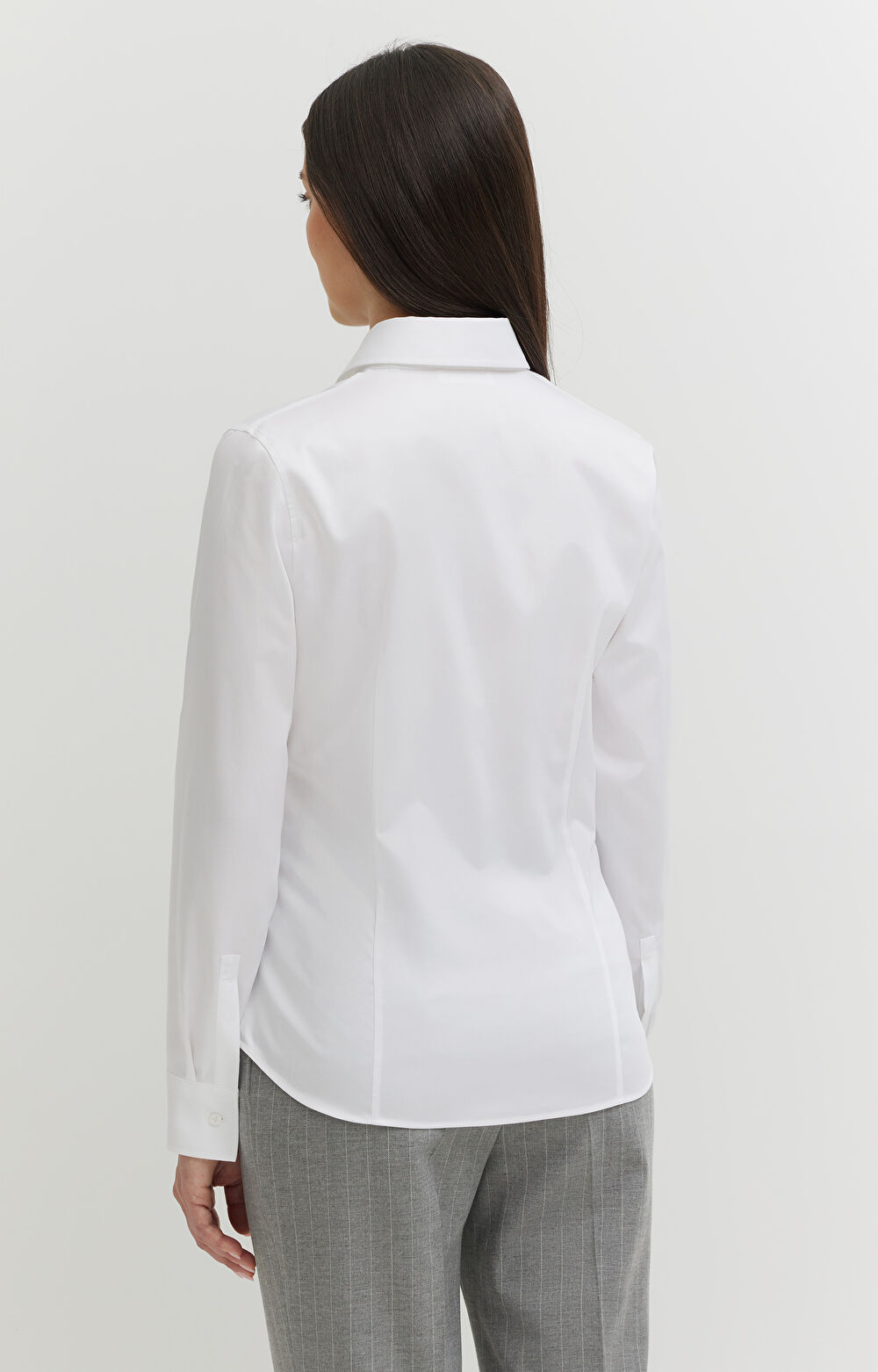 Koszula z satynowej bawełny - 4