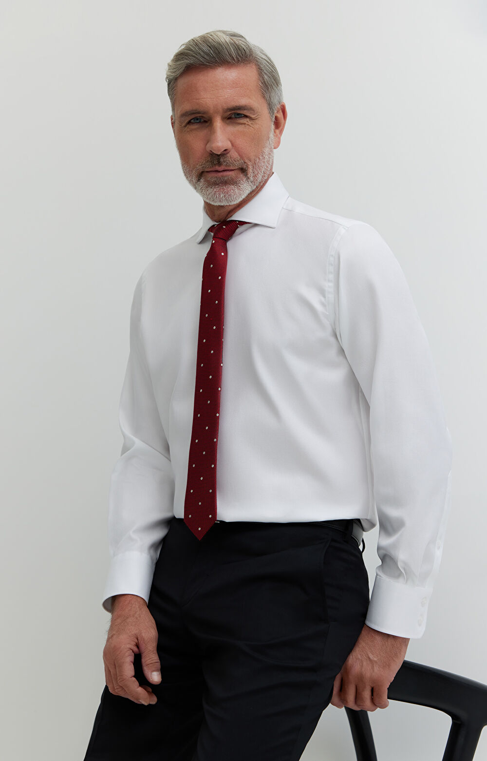 Elegancka koszula ze strukturą - 7