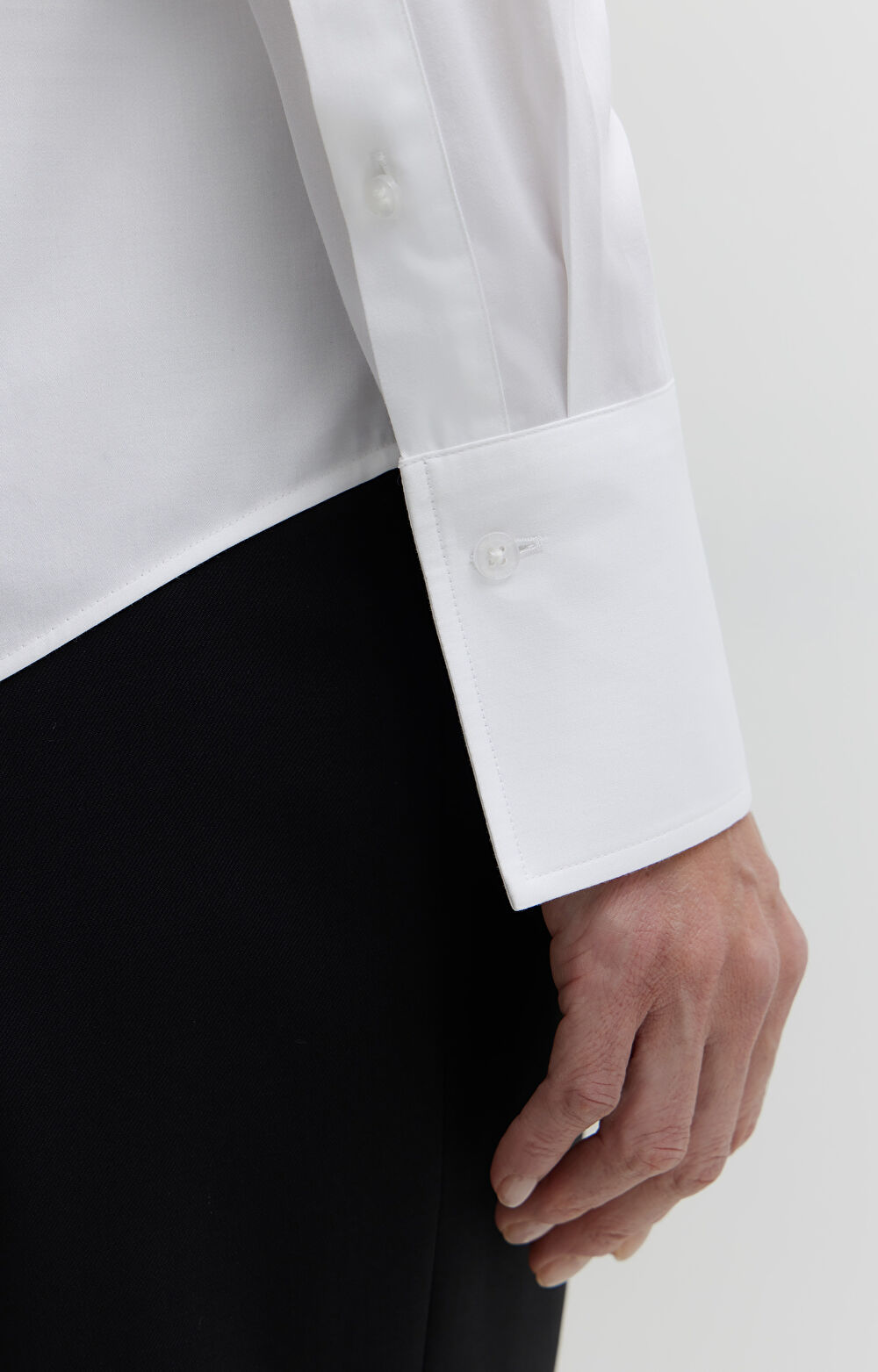 Koszula z satynowej bawełny - 4