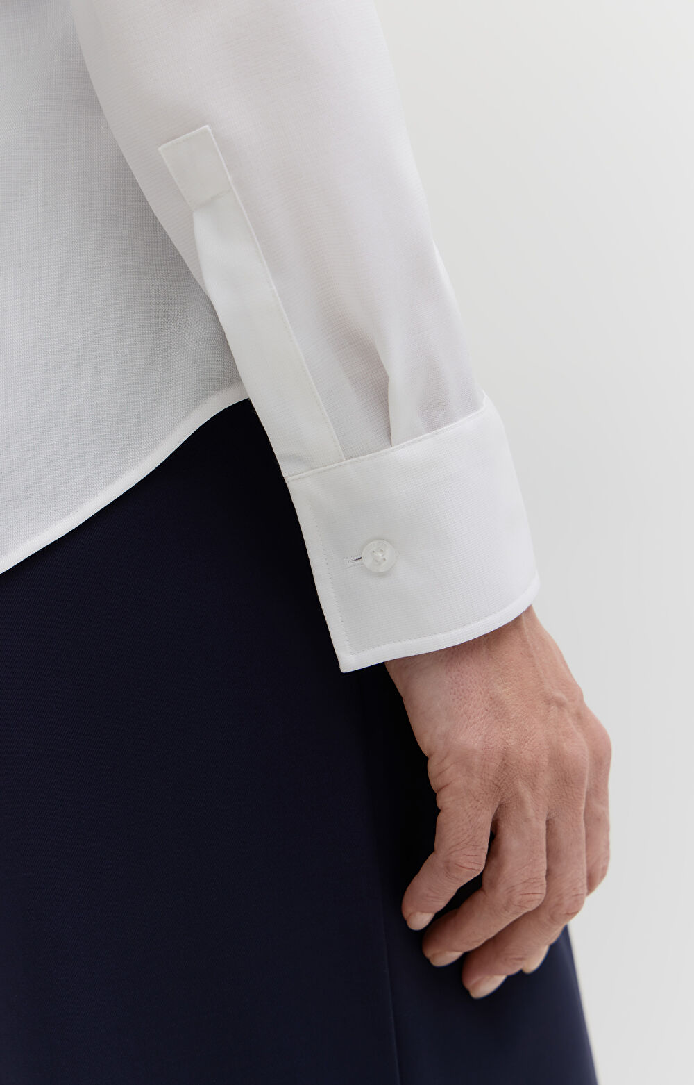 Koszula z mieszanki bawełny z lyocellem - 5