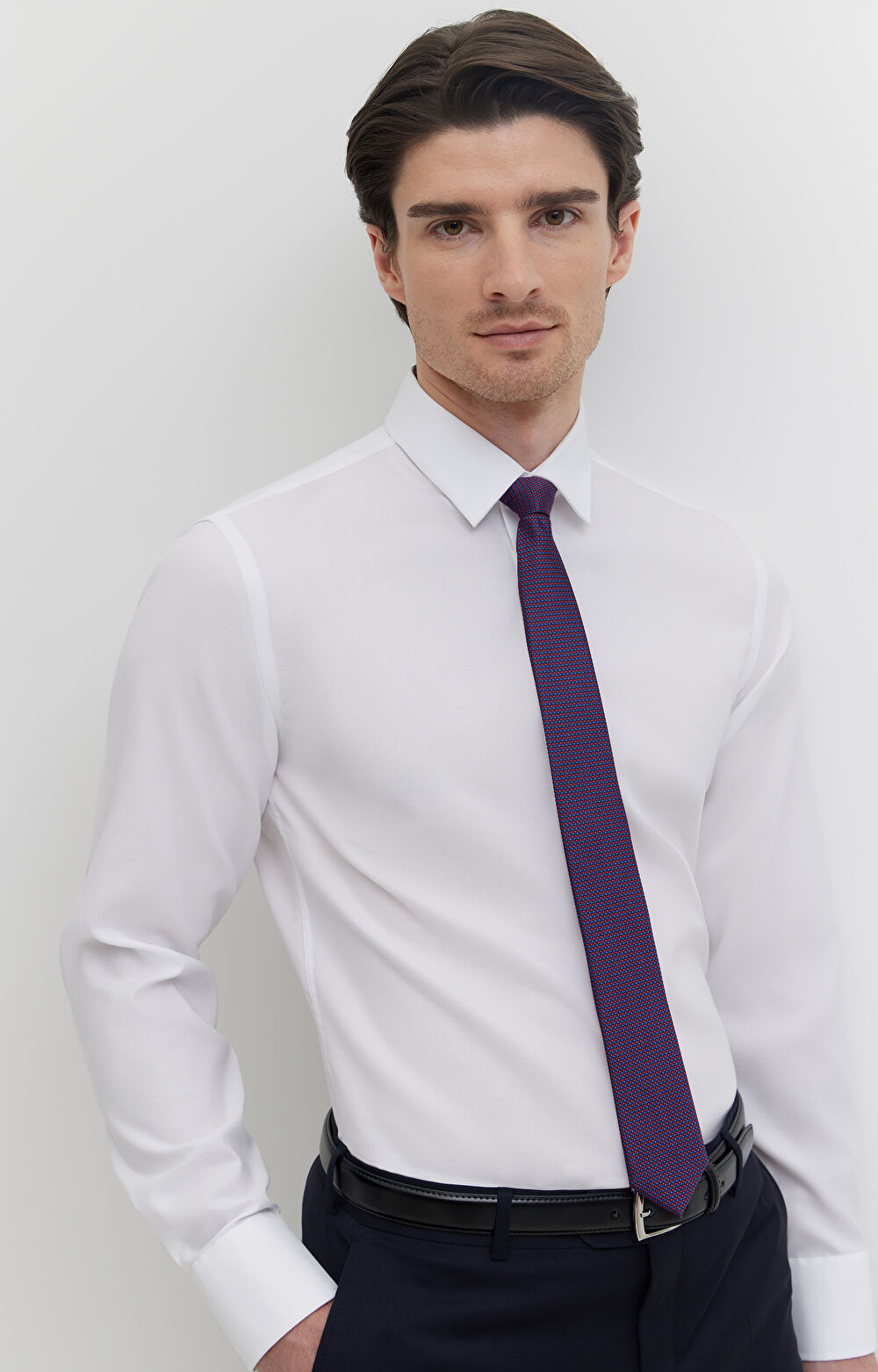 Koszula w strukturalny wzór - 7