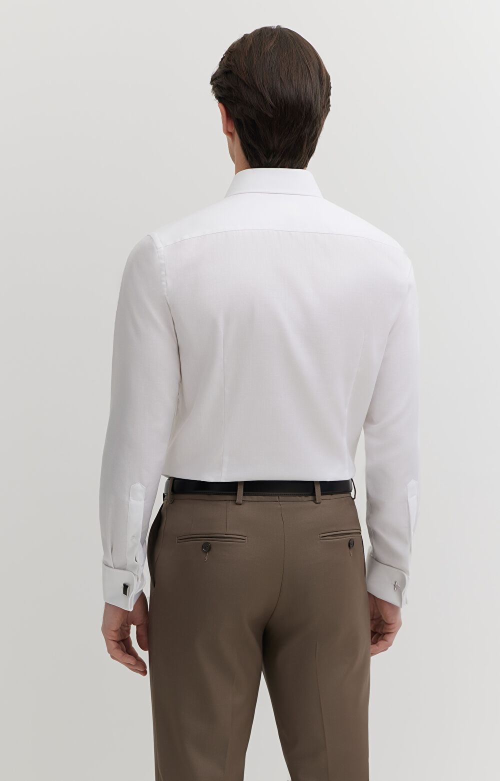Elegancka koszula w diagonalny wzór - 5