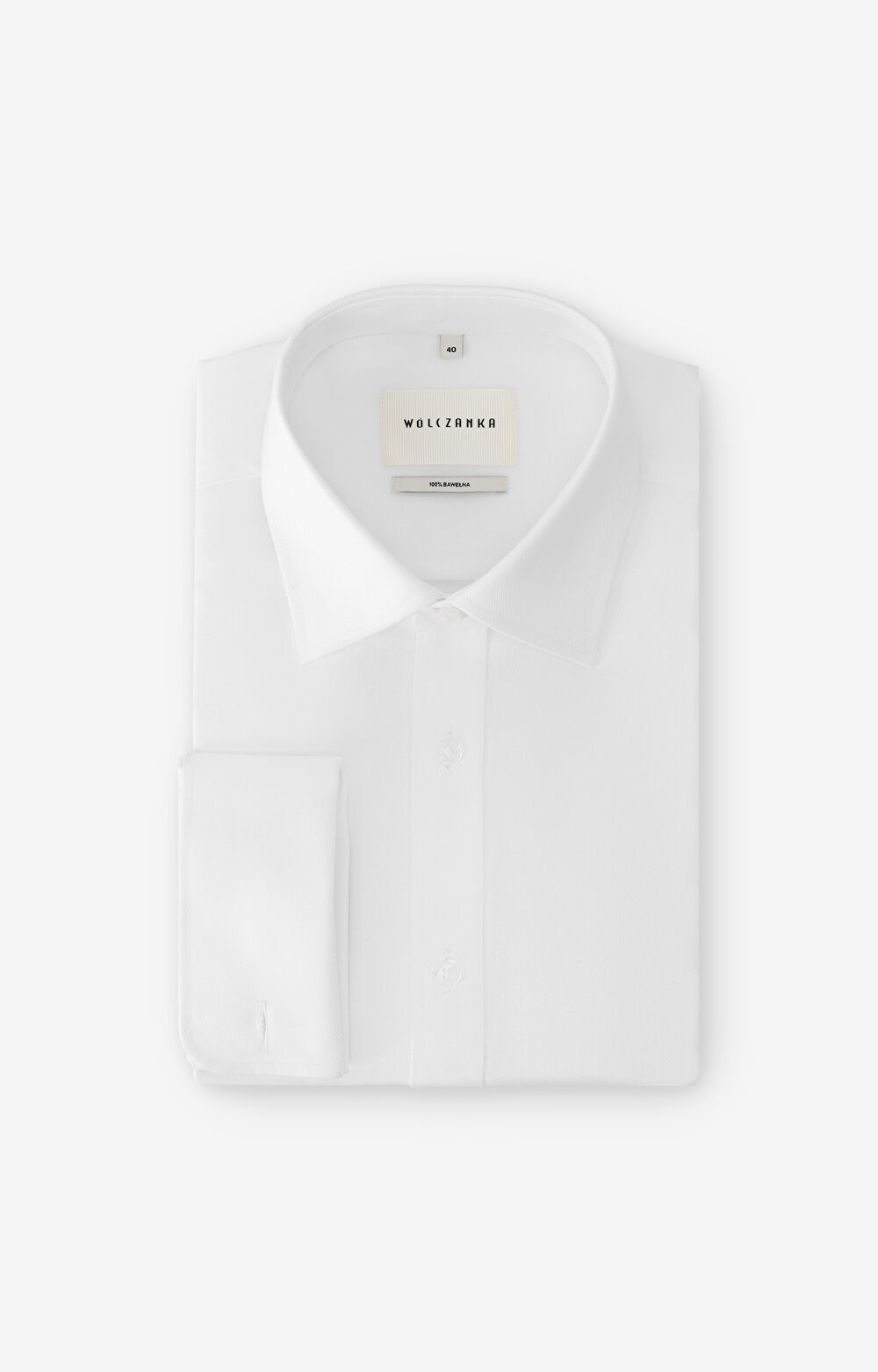 Elegancka koszula w diagonalny wzór