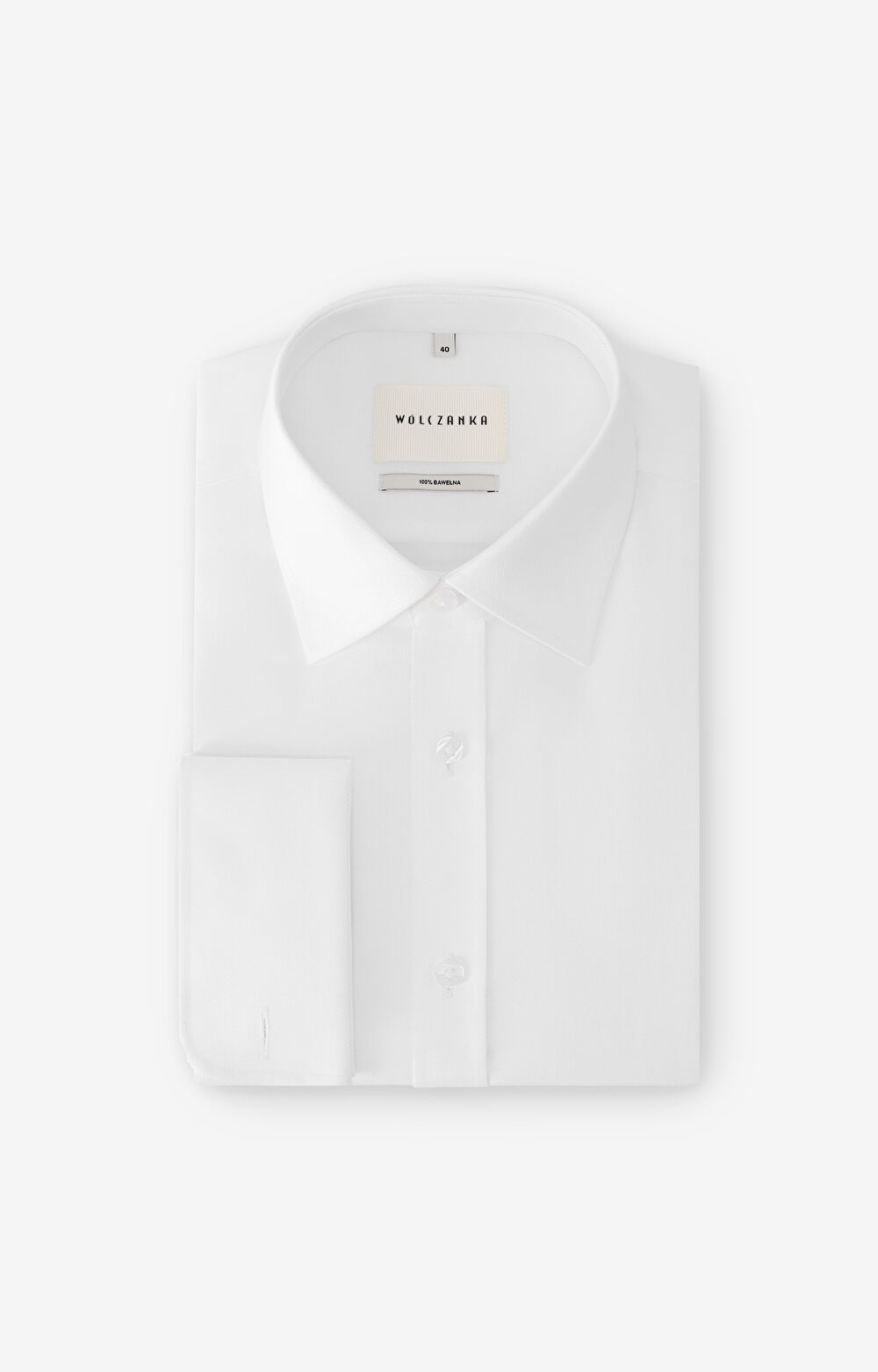 Elegancka koszula w diagonalny wzór