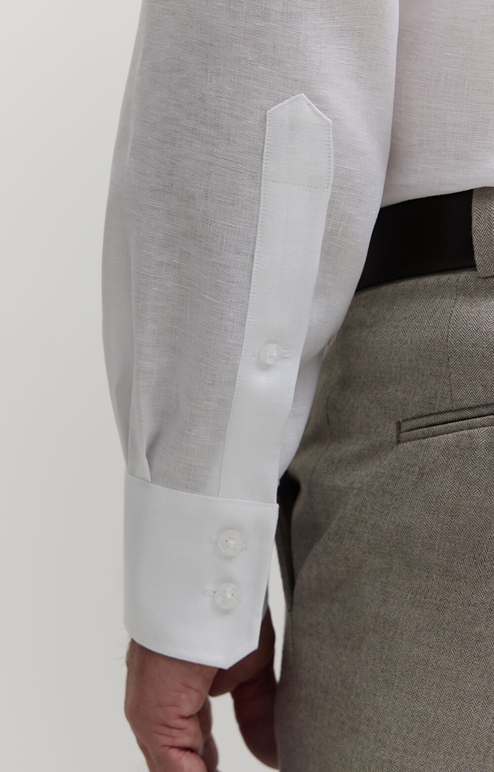 Lniana koszula formalna - 5