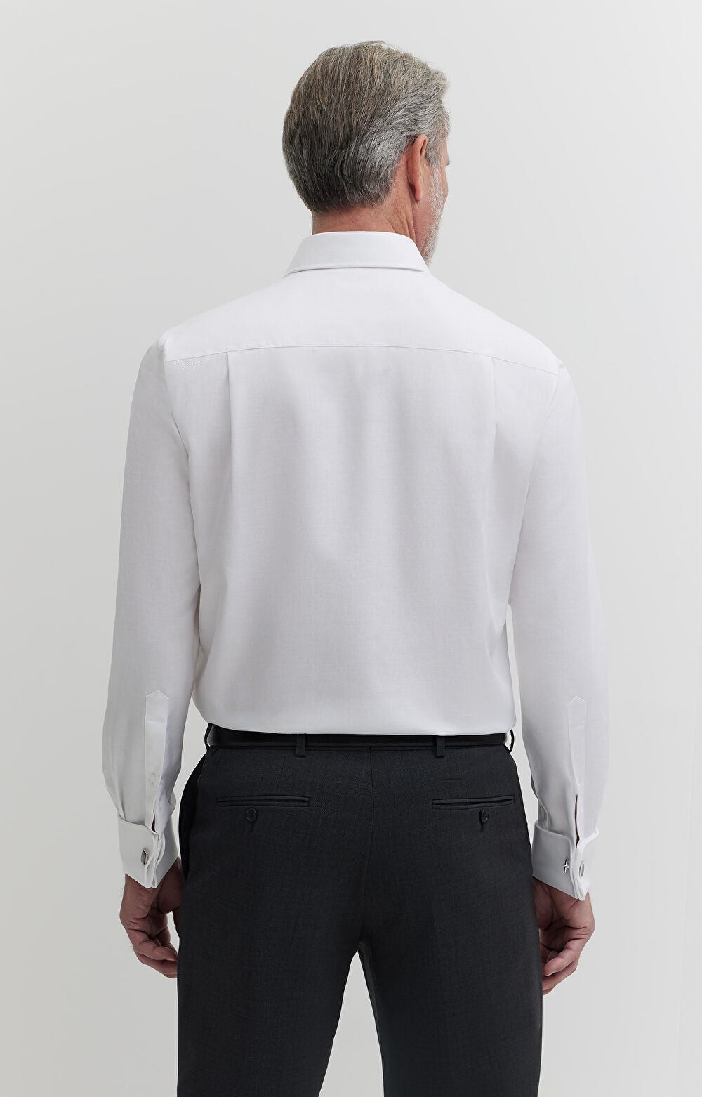 Elegancka koszula w diagonalny wzór - 3