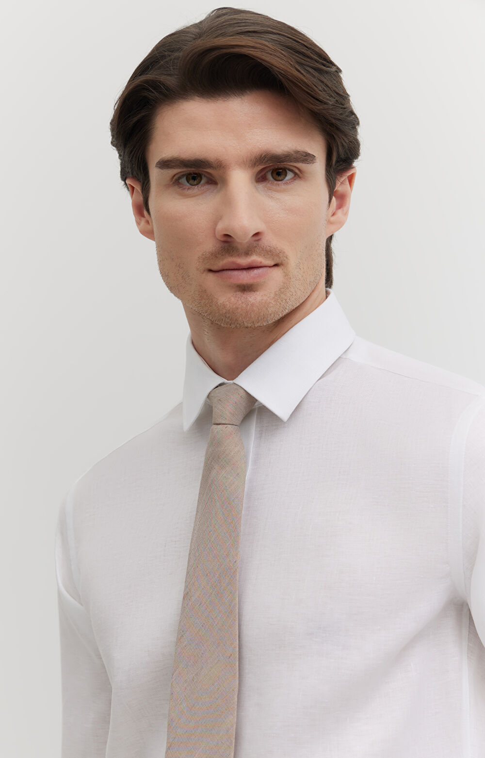 Lniana koszula formalna - 8