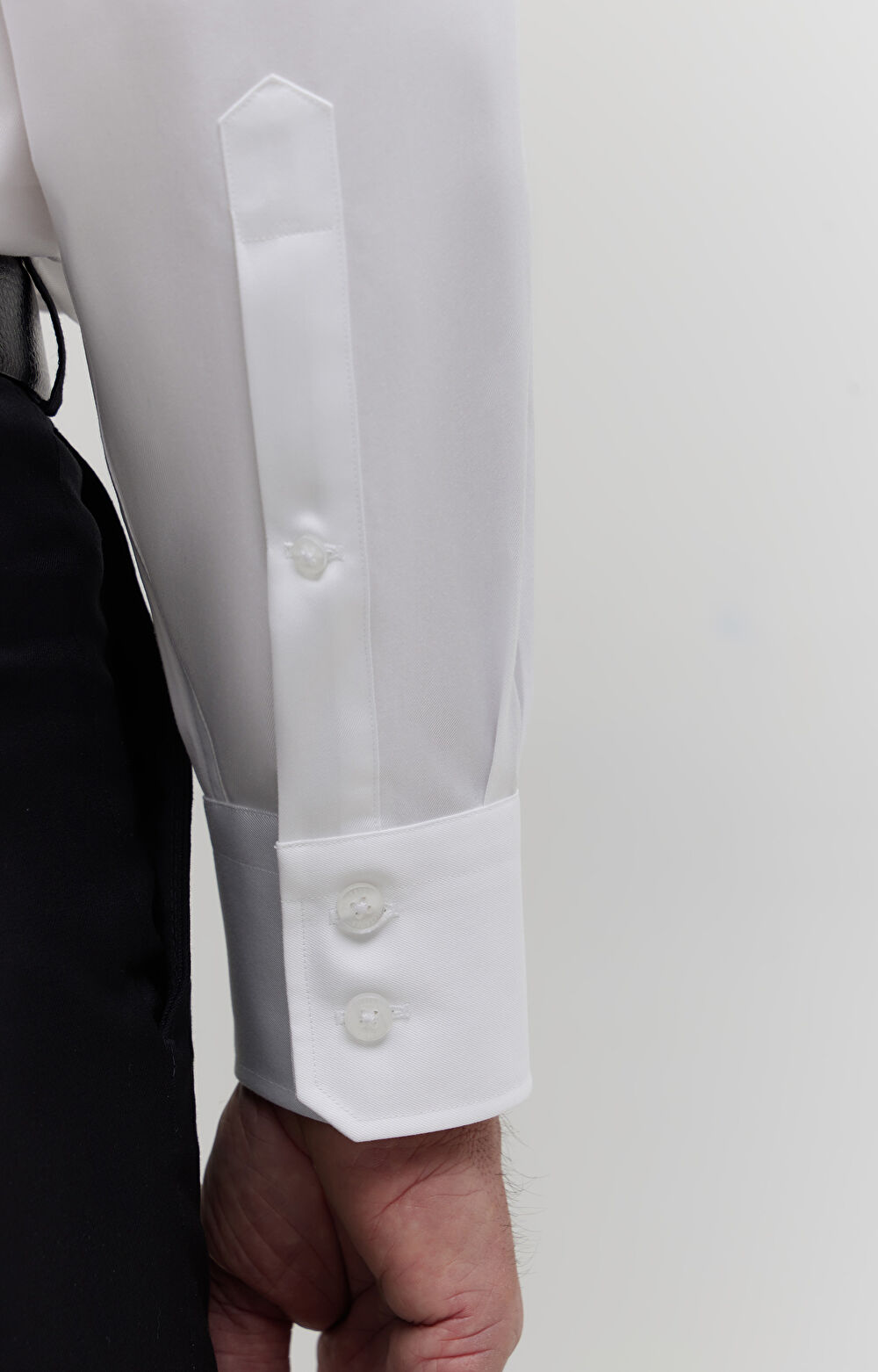 Elegancka koszula w diagonalny wzór - 5