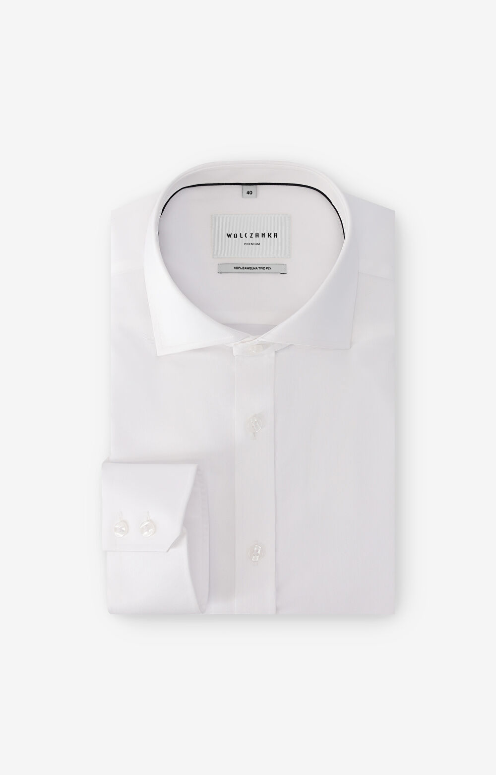 Elegancka koszula w diagonalny wzór