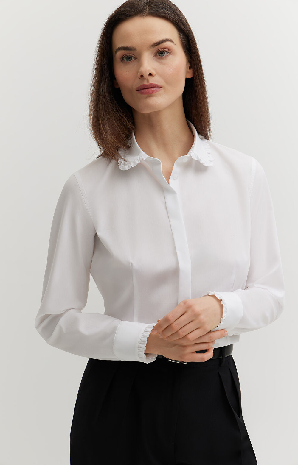 Koszula z falbanką - 8