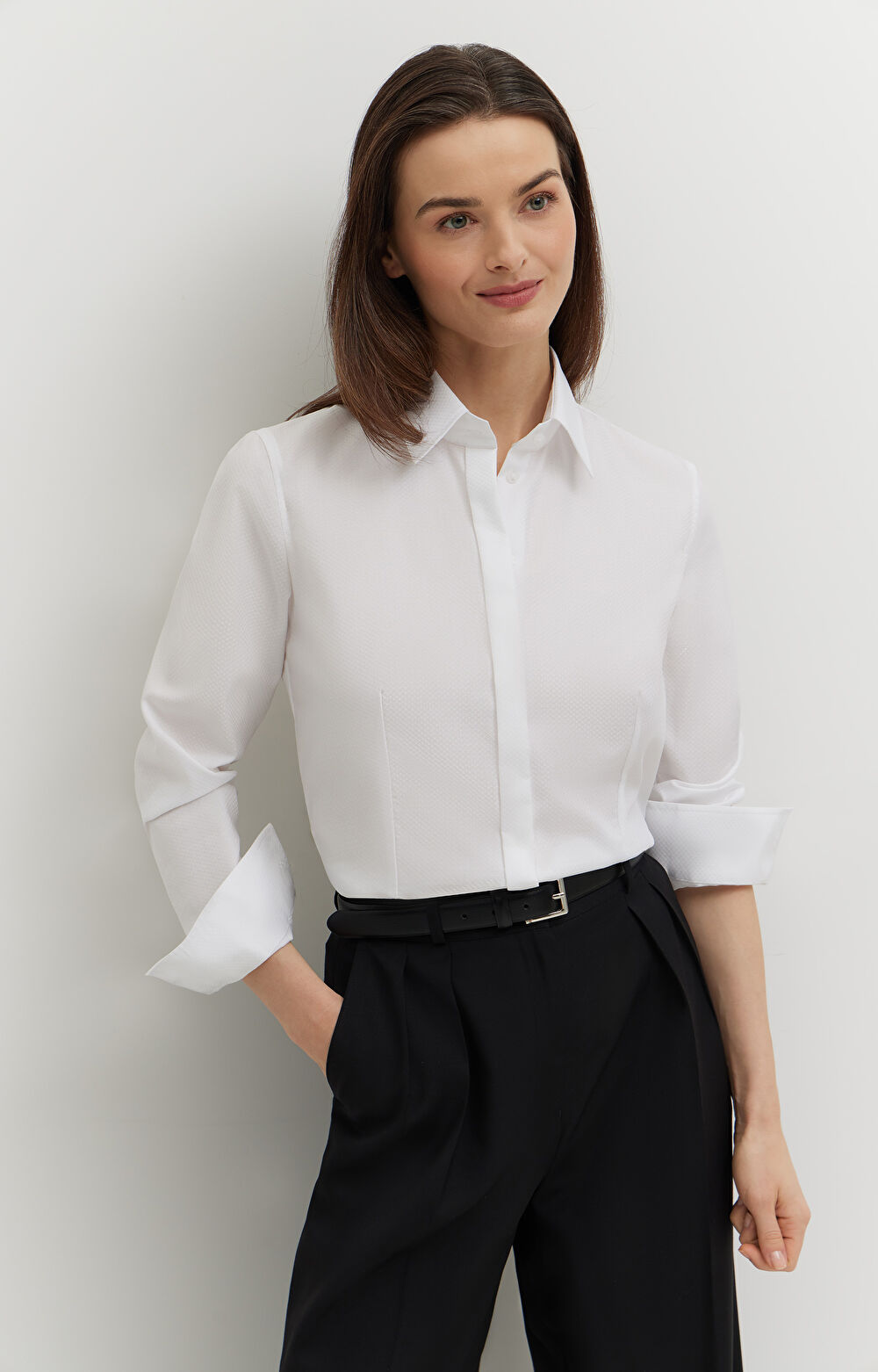 Koszula strukturalny wzór