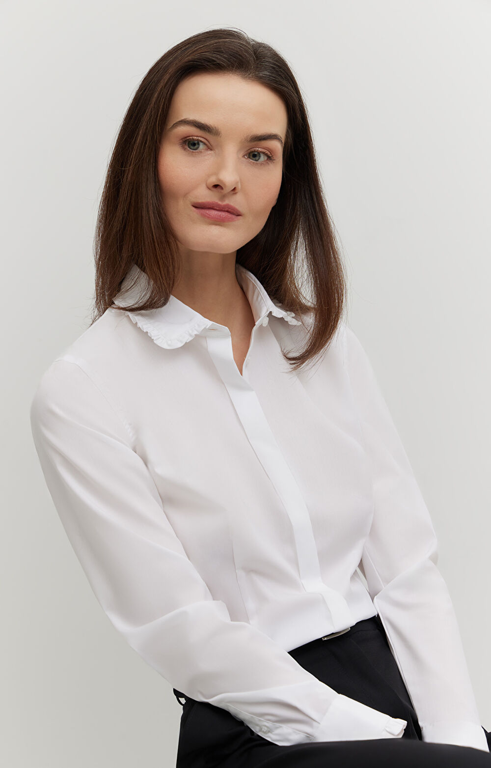 Koszula z falbanką - 7