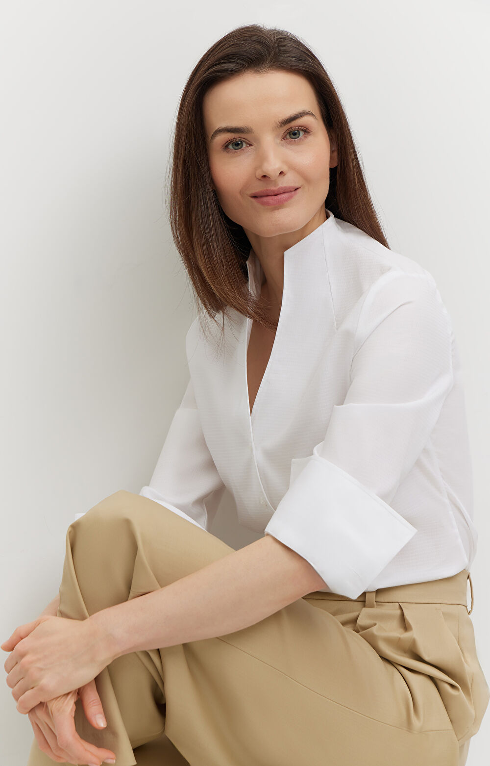 Koszula z ozdobnym kołnierzem - 6