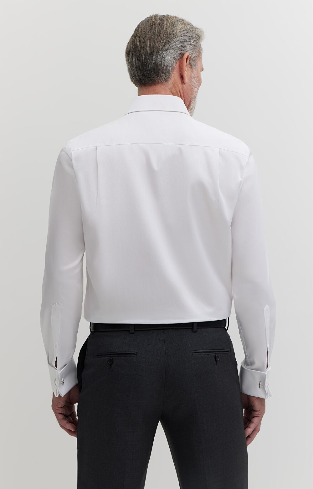 Koszula w diagonalny wzór na spinki - 3