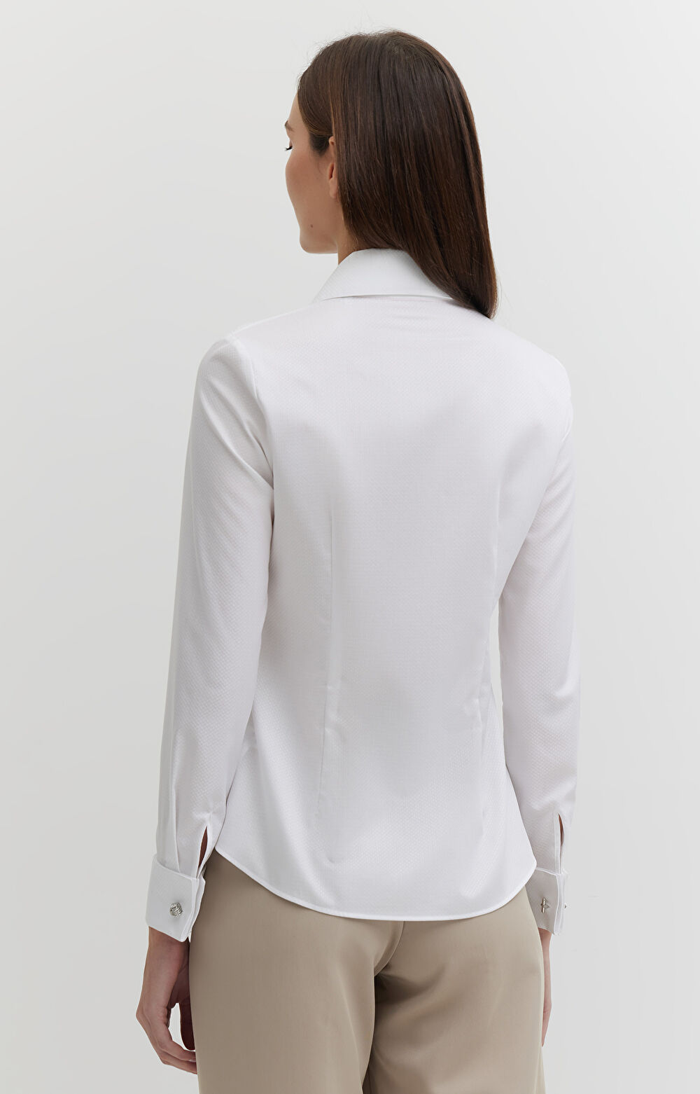 Koszula strukturalny wzór na spinki - 3